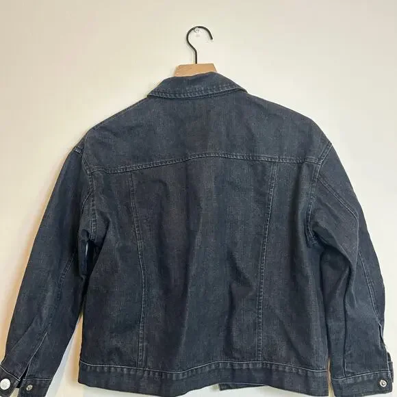 Yououoli Embroidered Denim Trucker Jacket Size S   Japanese Streetwear Y2K VTG - Picture 3 of 7